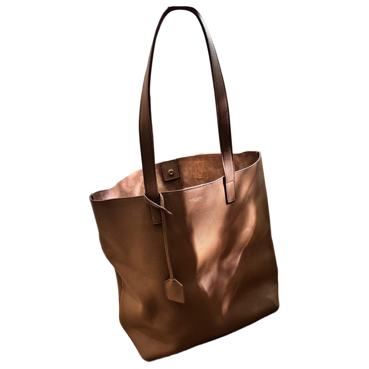 Shopping leather tote