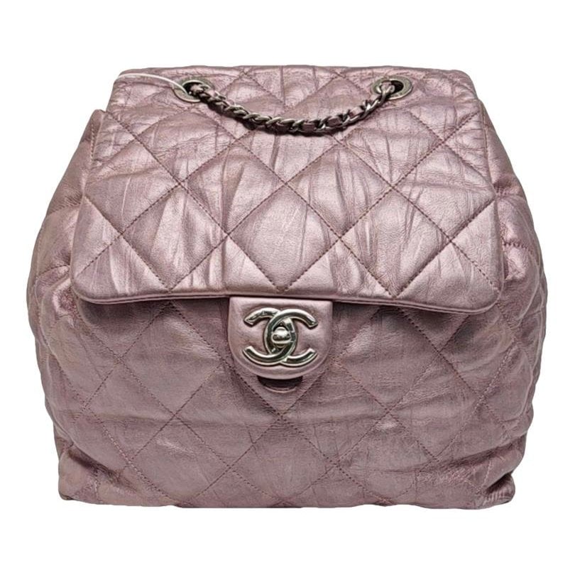 Leather backpack