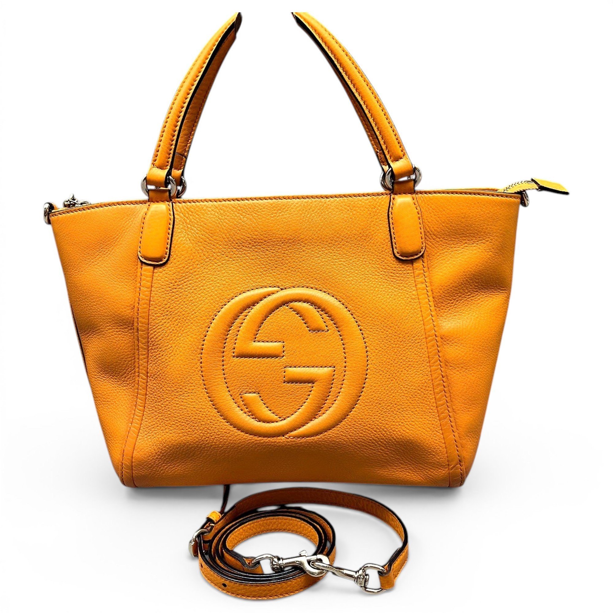 Soho Top Handle leather handbag