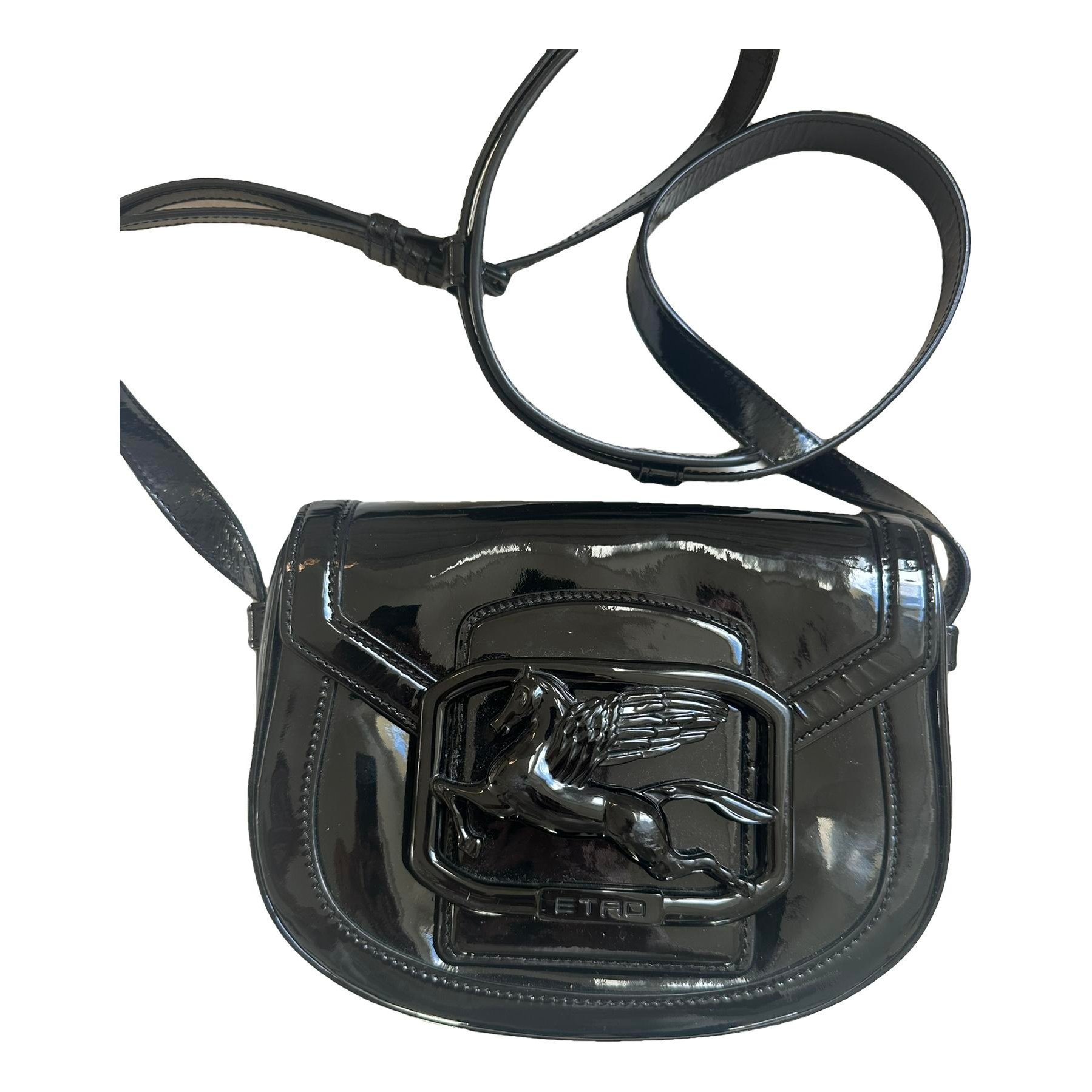 Etro Patent leather crossbody bag