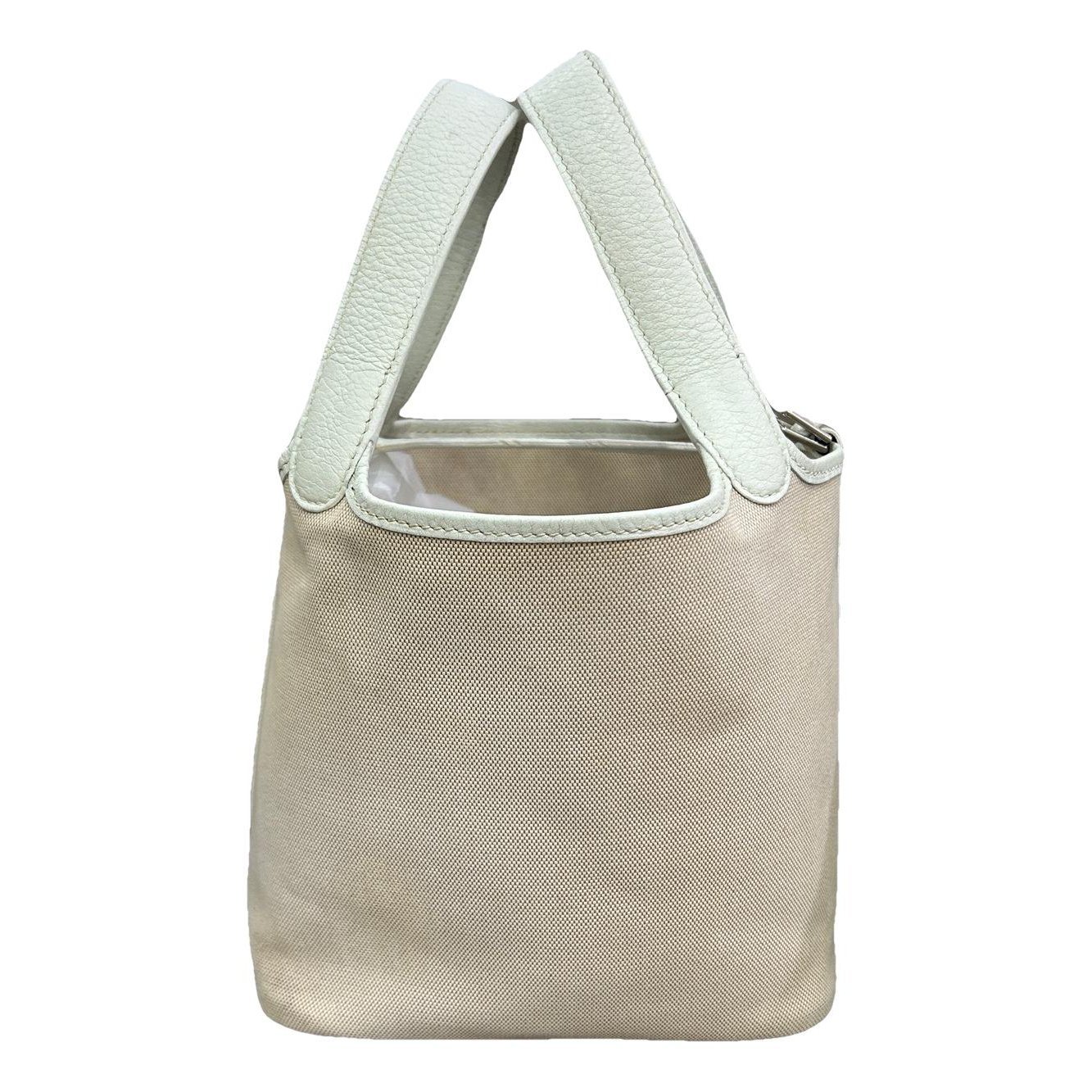 Picotin leather handbag