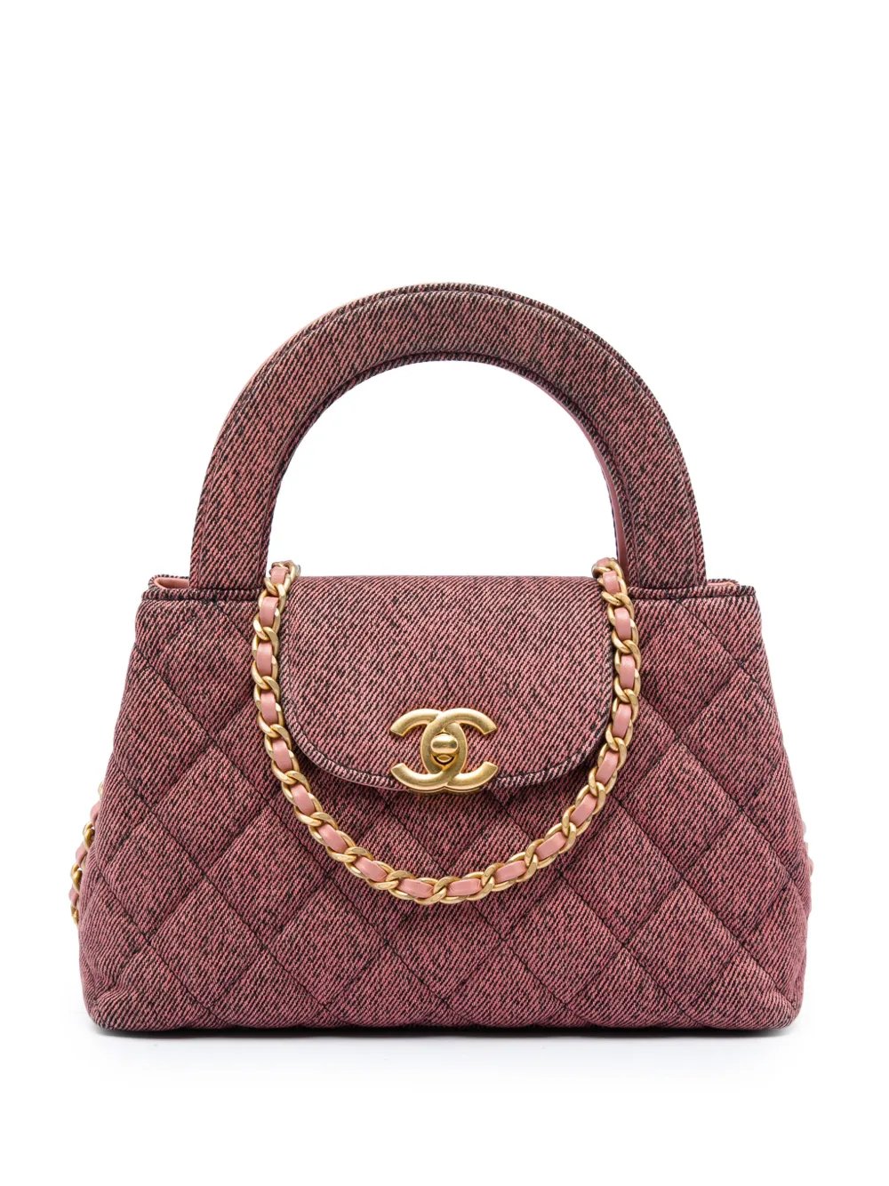2021-2026 Nano Washed Denim Kelly Shopper Bag satchel