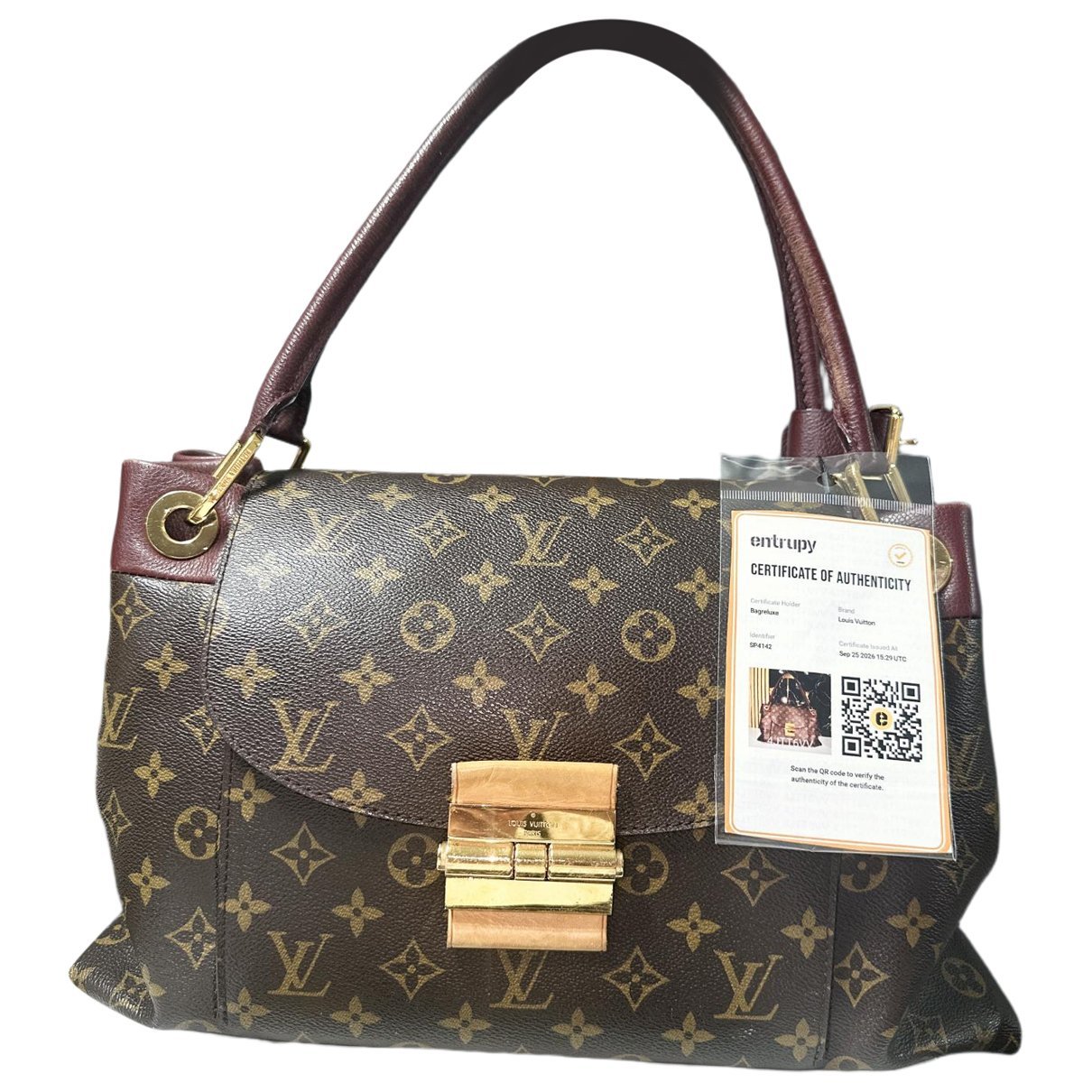 Olympe leather handbag