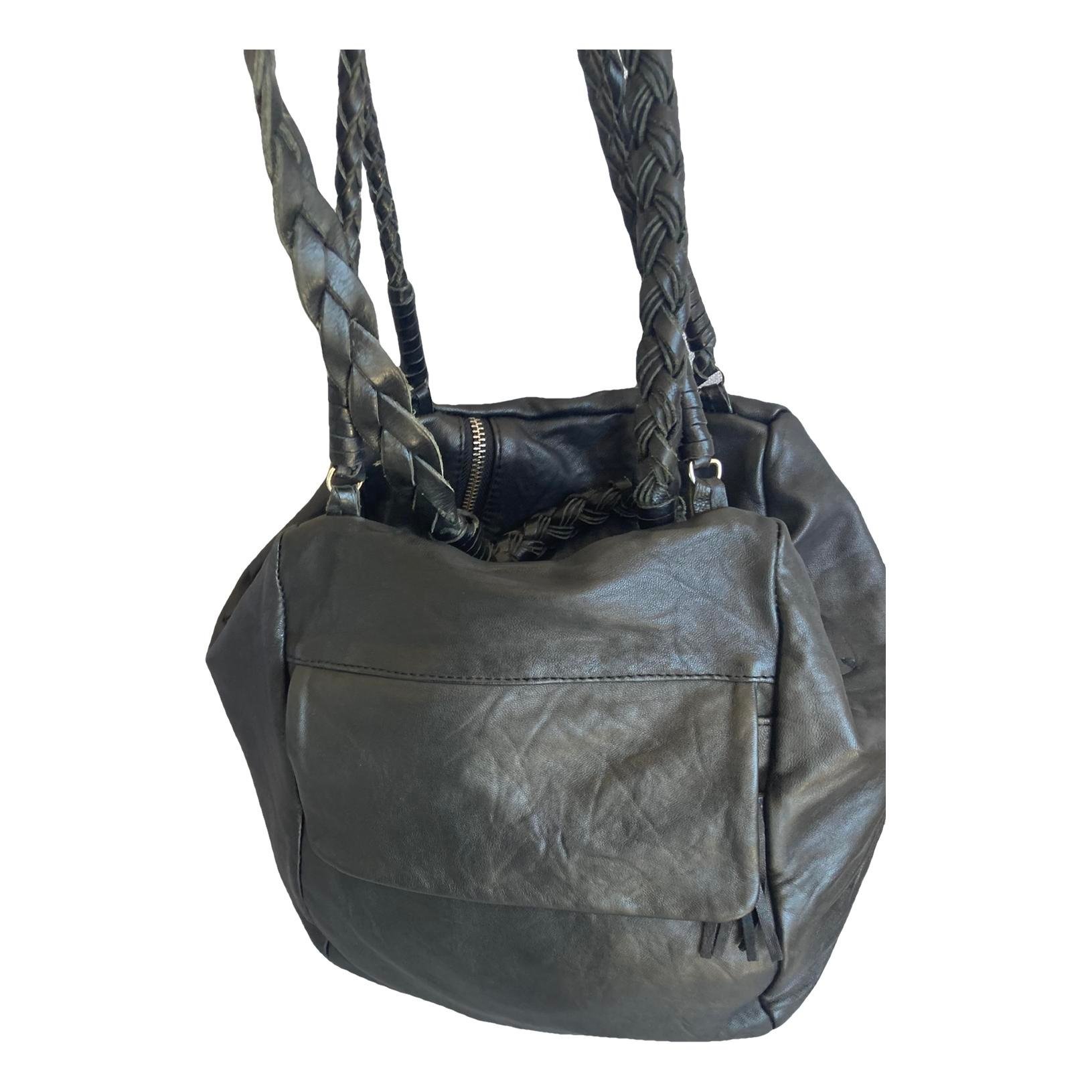 Leather handbag