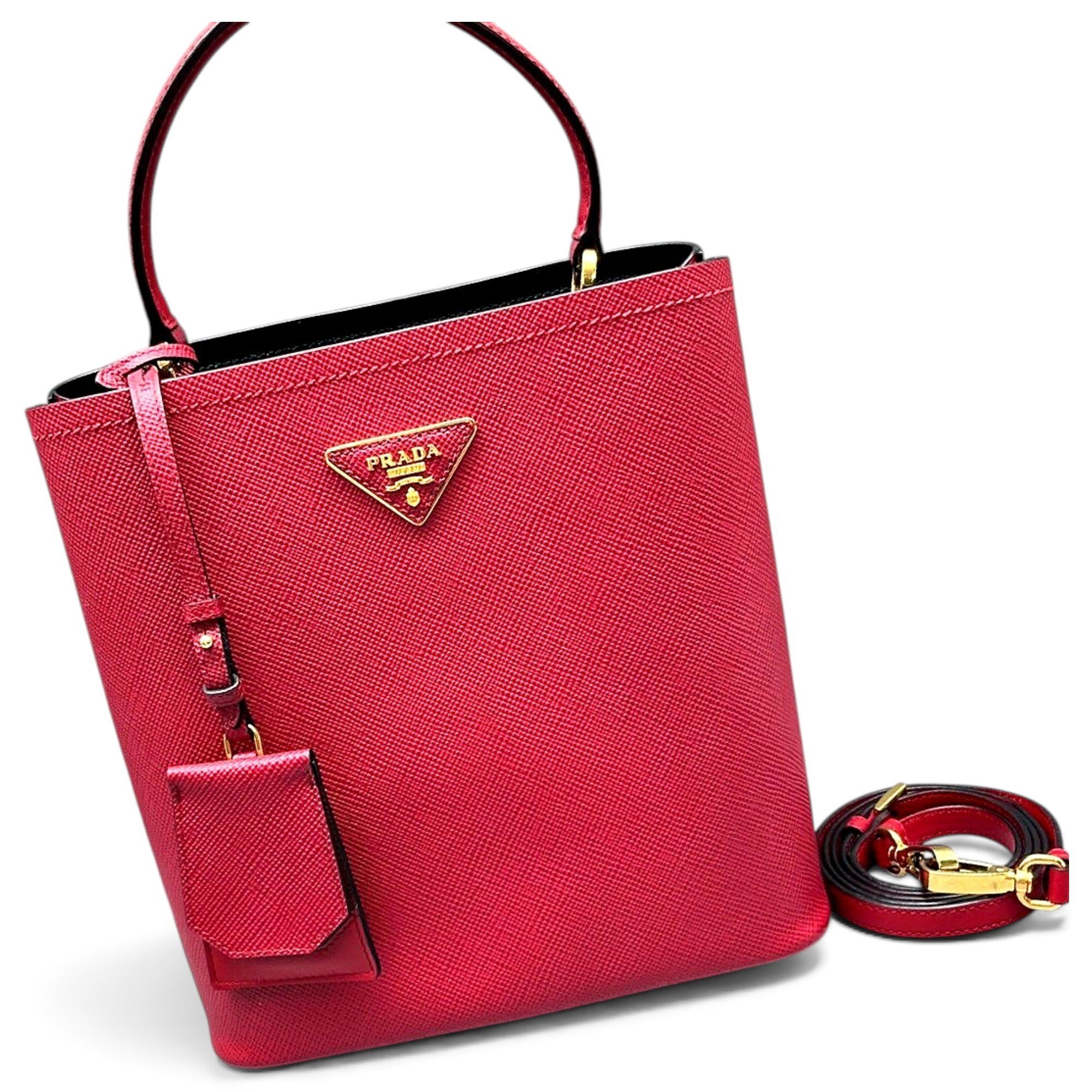 Panier leather handbag