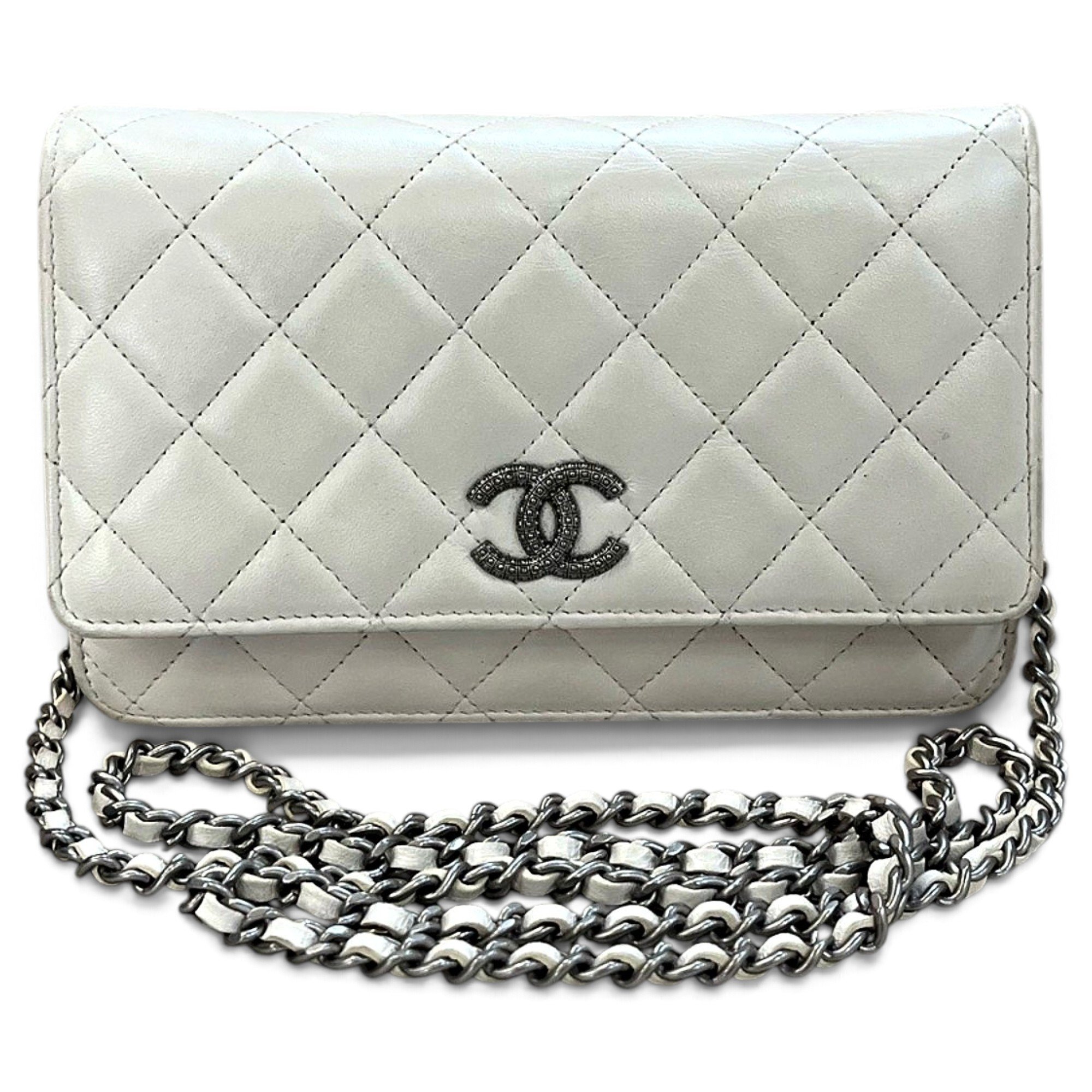 Wallet On Chain Timeless/Classique leather crossbody bag