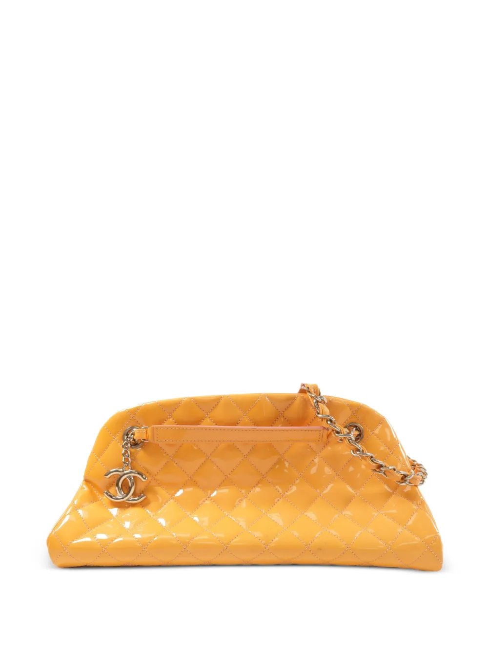 CC diamond-quilted shoulder bag