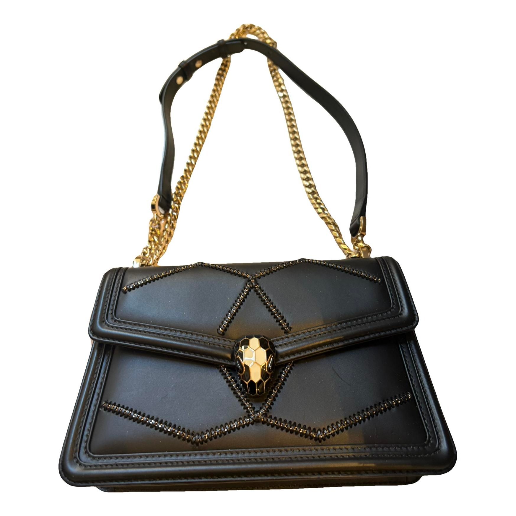 Serpenti leather crossbody bag