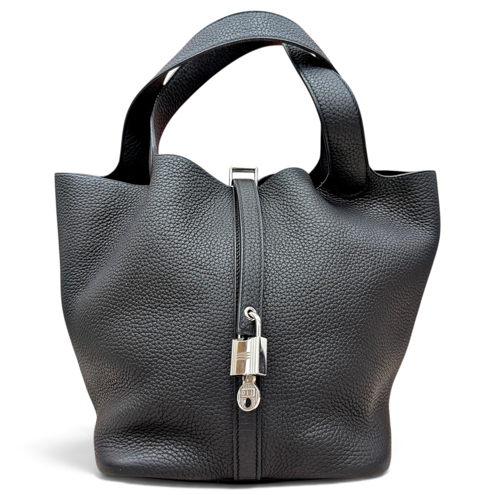 Picotin leather handbag