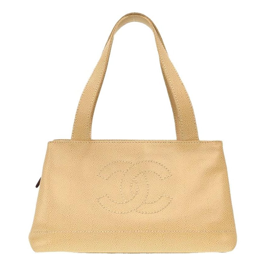 Leather tote