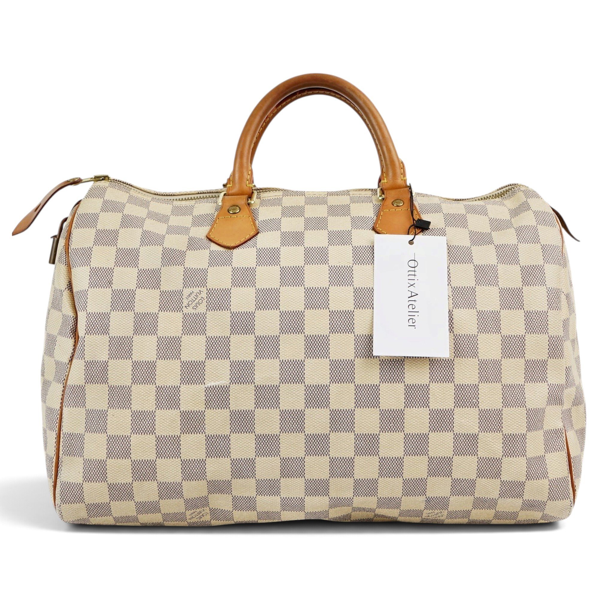 Speedy leather handbag