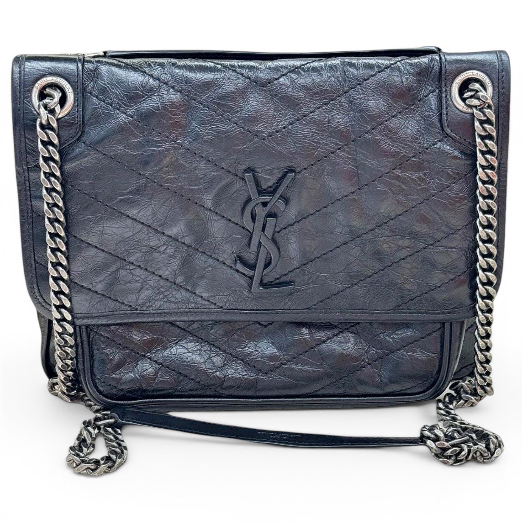 Niki leather crossbody bag