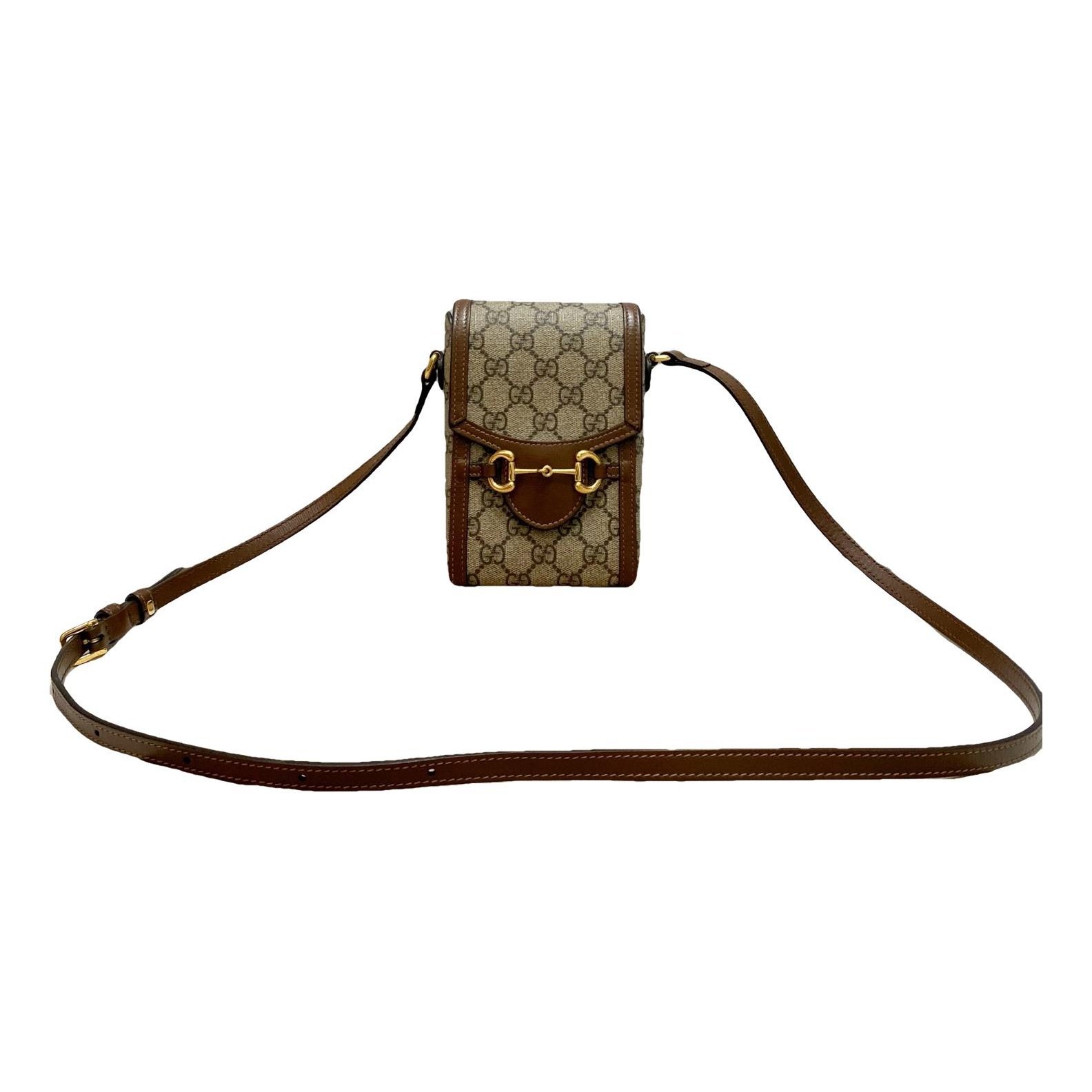 Horsebit 1955 Vertical leather handbag
