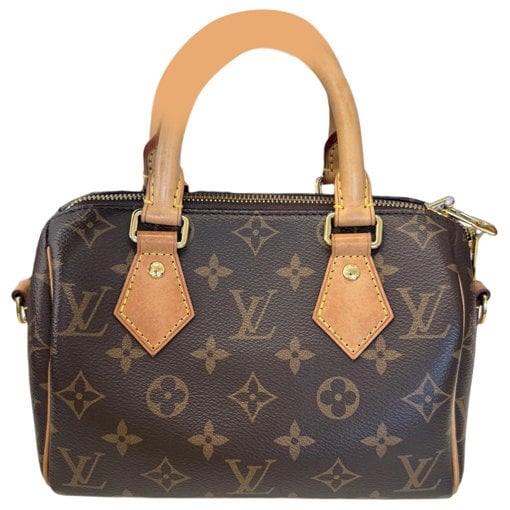 Nano Speedy / Mini HL leather handbag