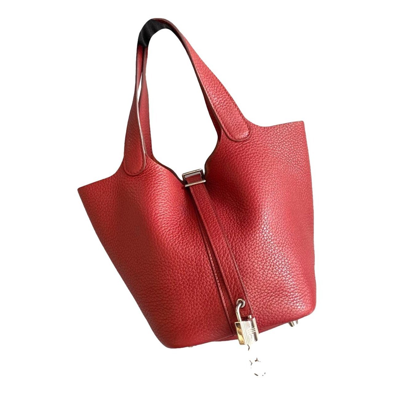 Picotin leather tote