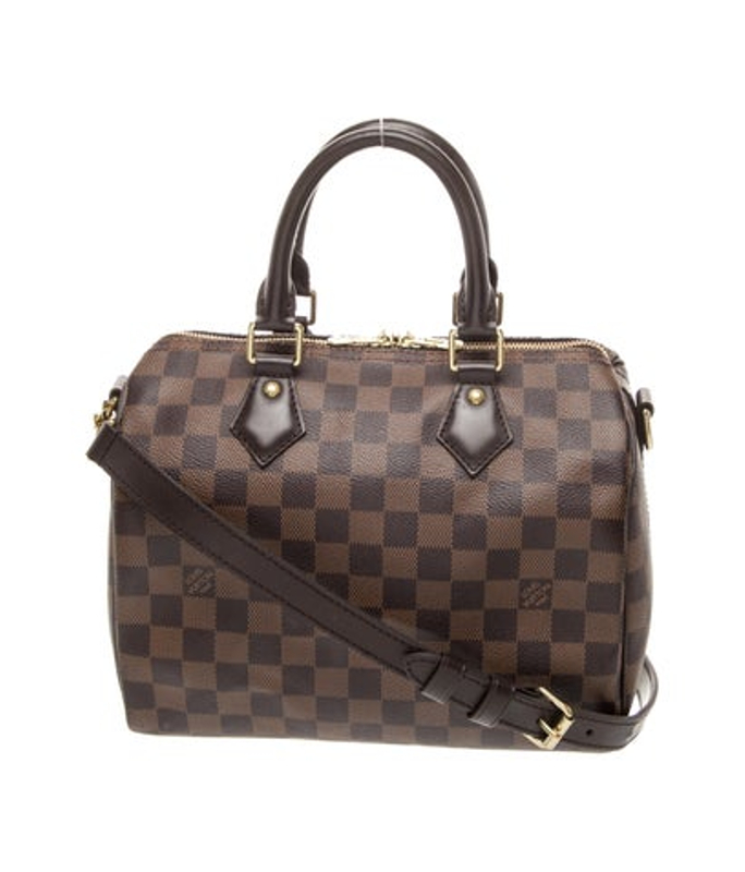 Louis Vuitton Vuitton Damier Ebene Speedy Bandouliere 25