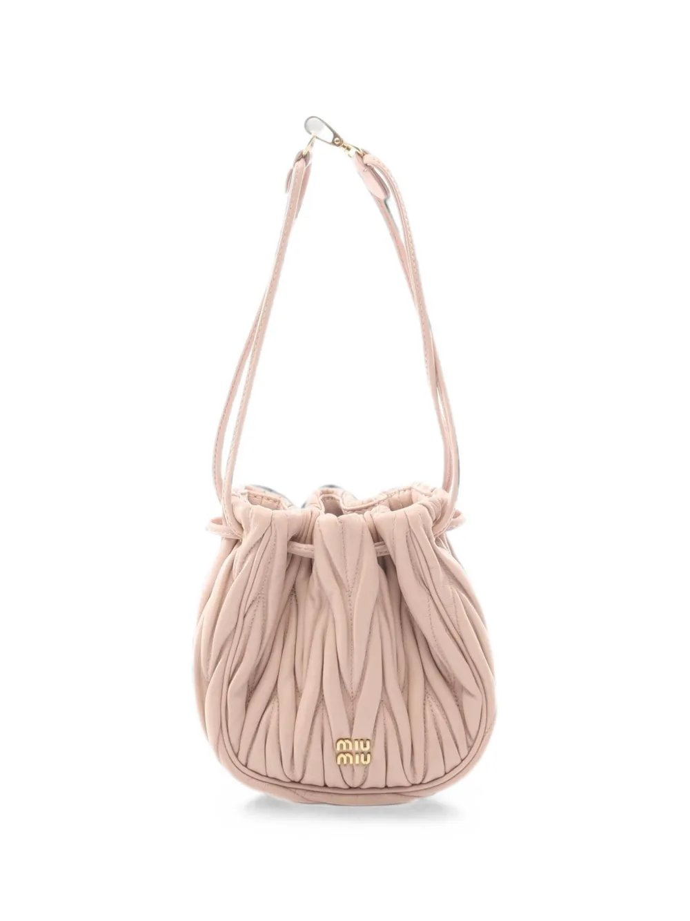 Miu Miu 2010s matelassé pouch handbag