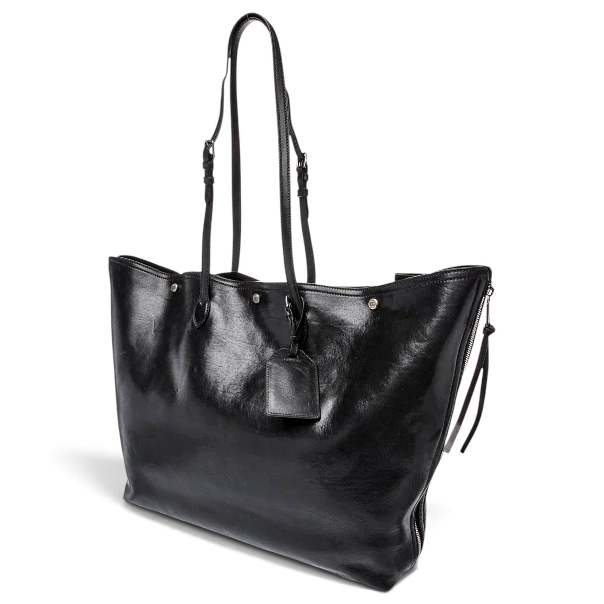 Leather tote