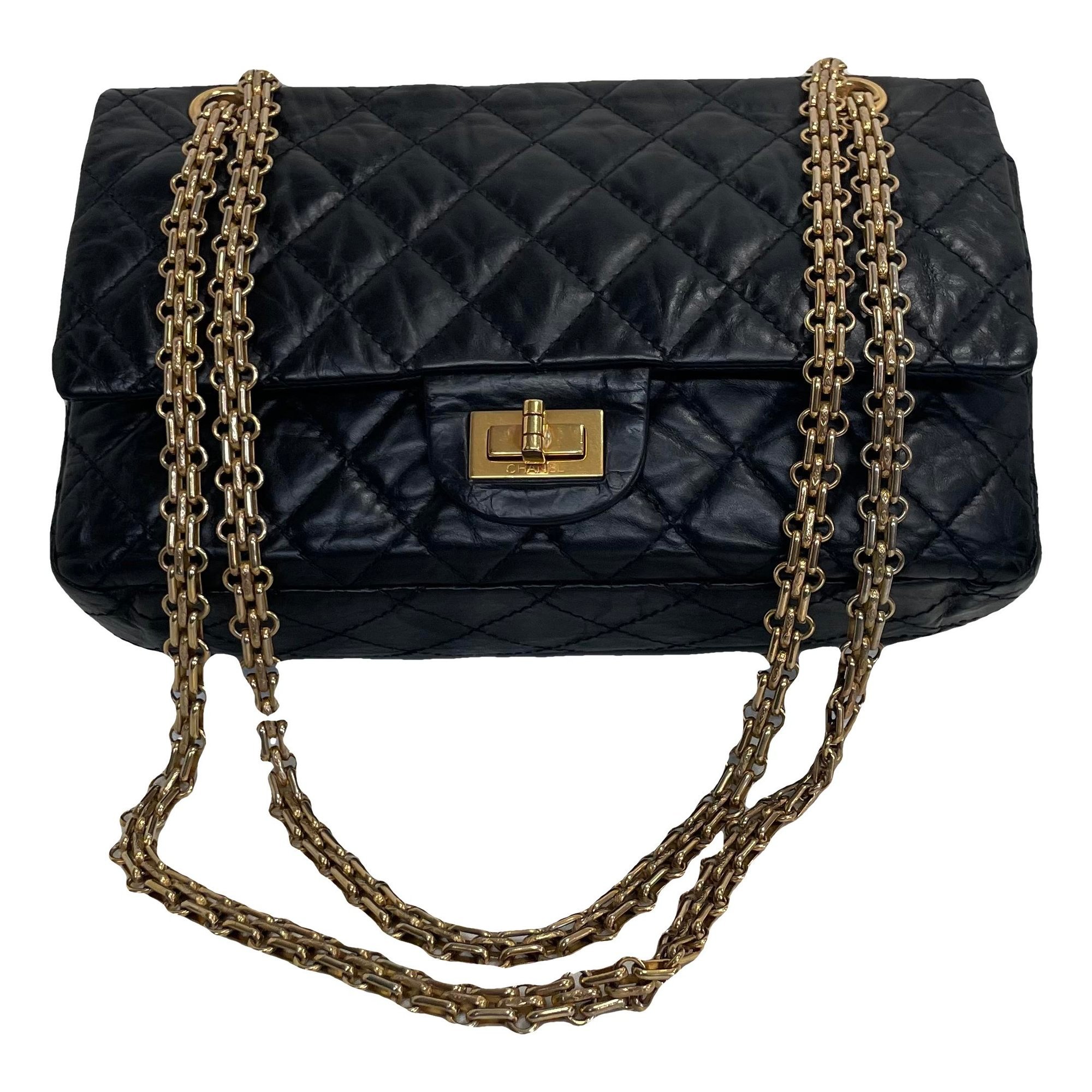 2.55 leather handbag
