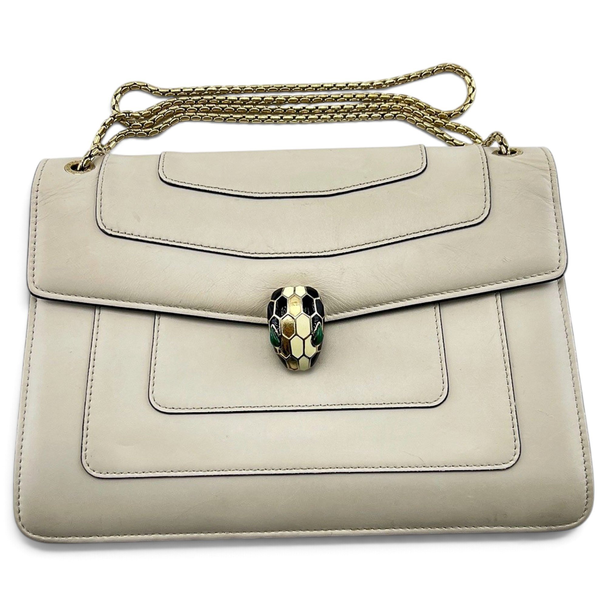 Serpenti leather crossbody bag