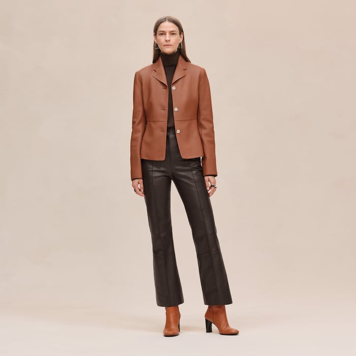 Marron Fauve Equestrian Jacket