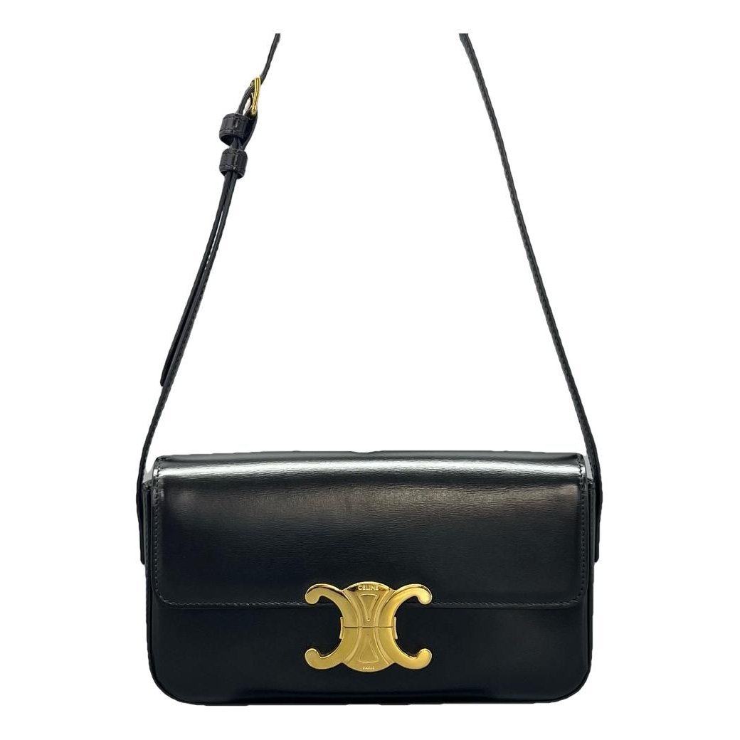 Triomphe Long leather handbag