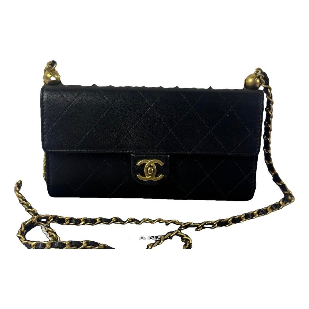 Wallet On Chain Timeless/Classique leather handbag