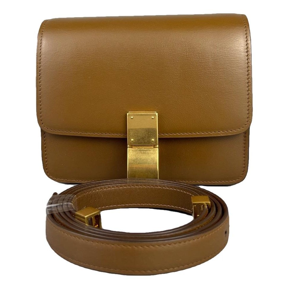 Classic leather crossbody bag