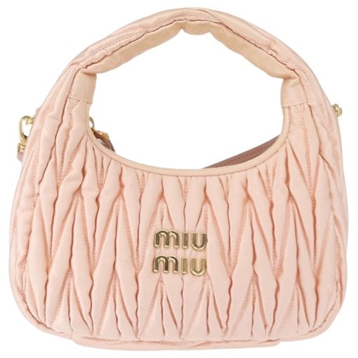 Matelassé silk handbag