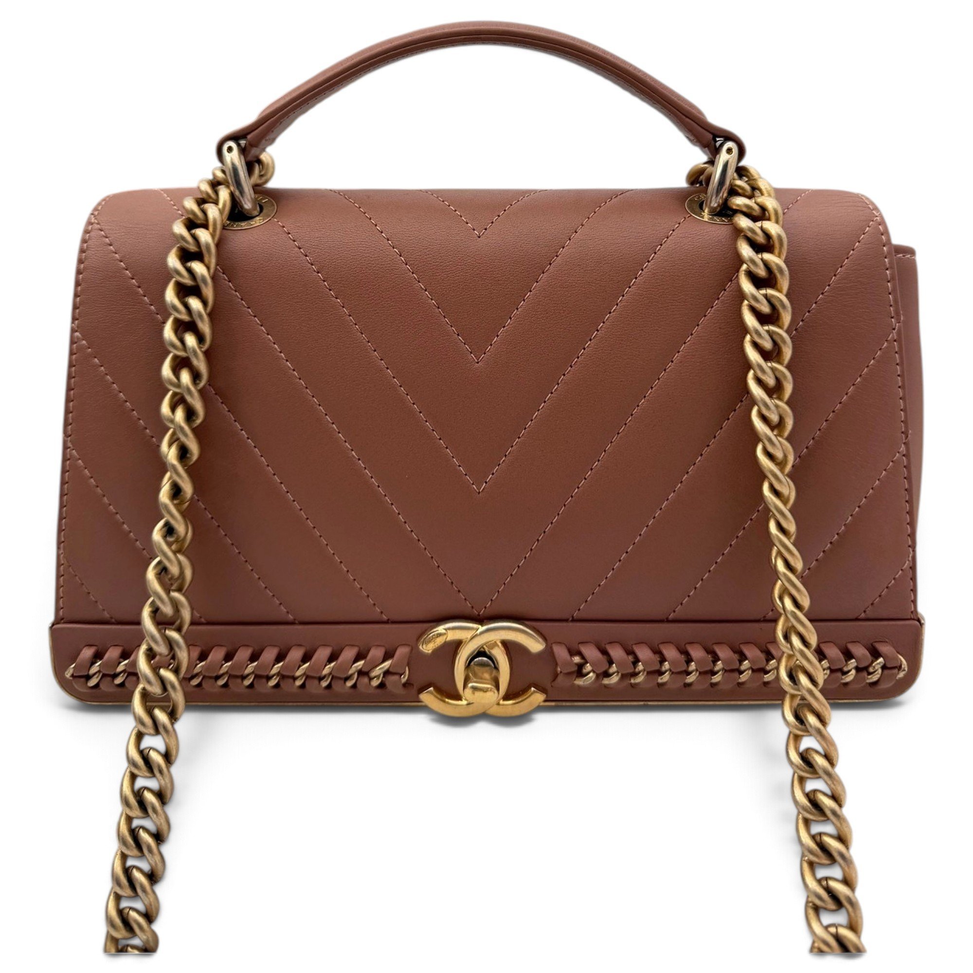 Leather handbag