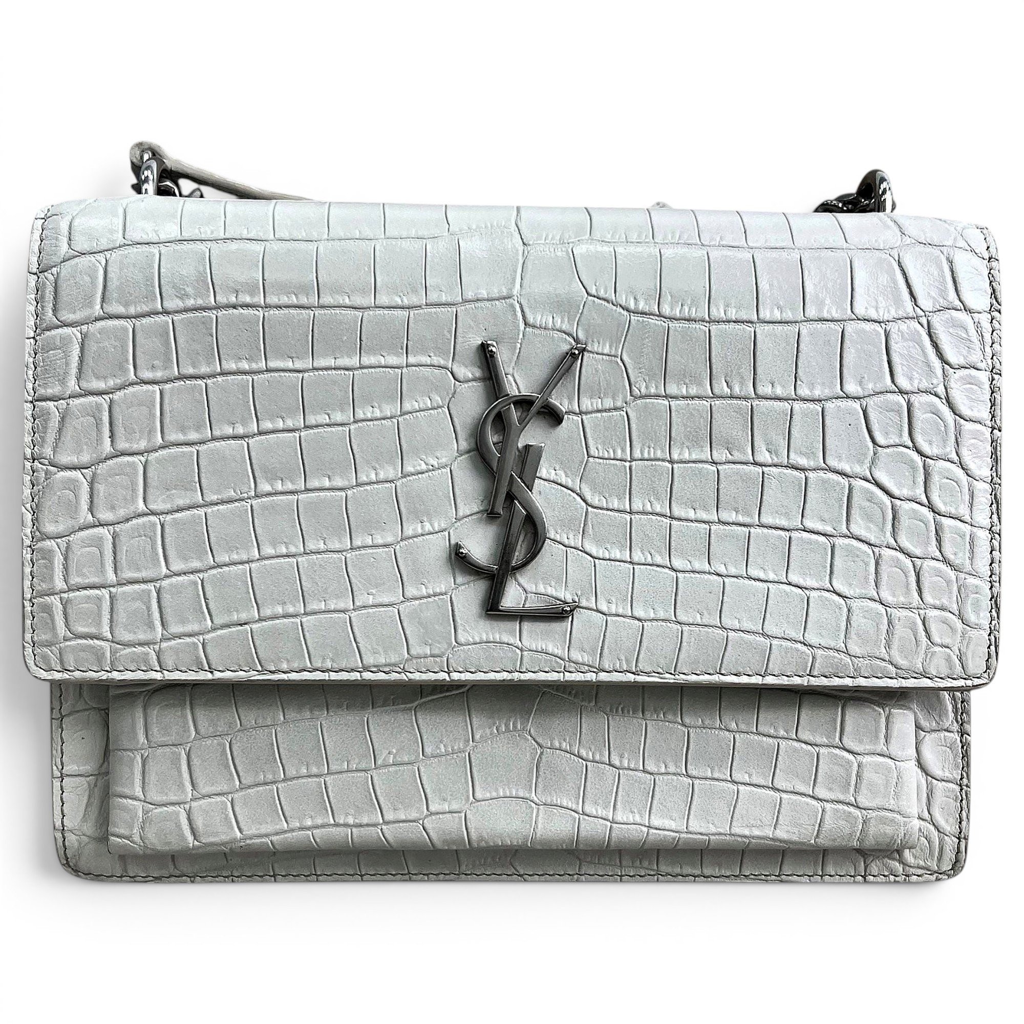 Sunset leather crossbody bag