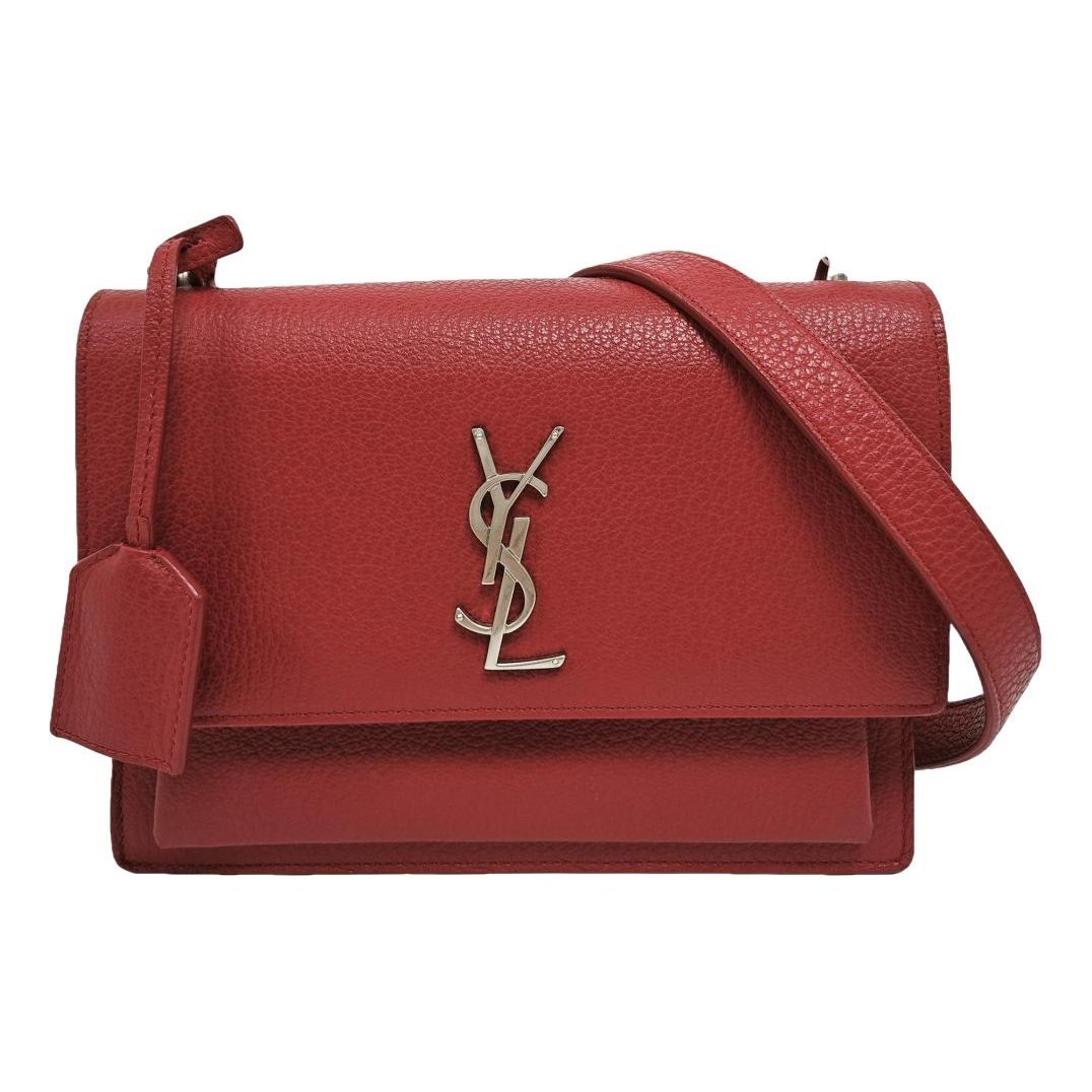 Sunset leather crossbody bag