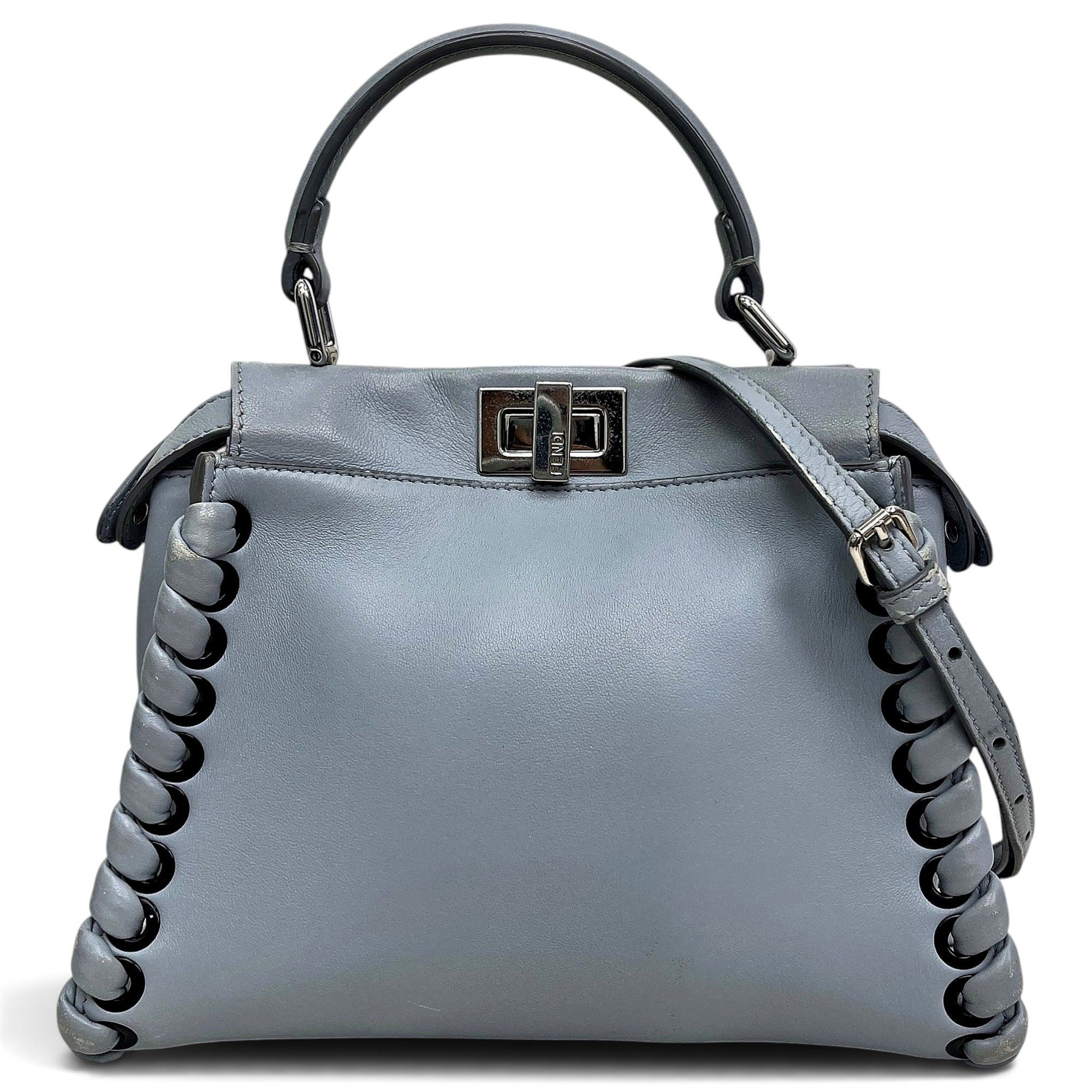 Peekaboo leather handbag