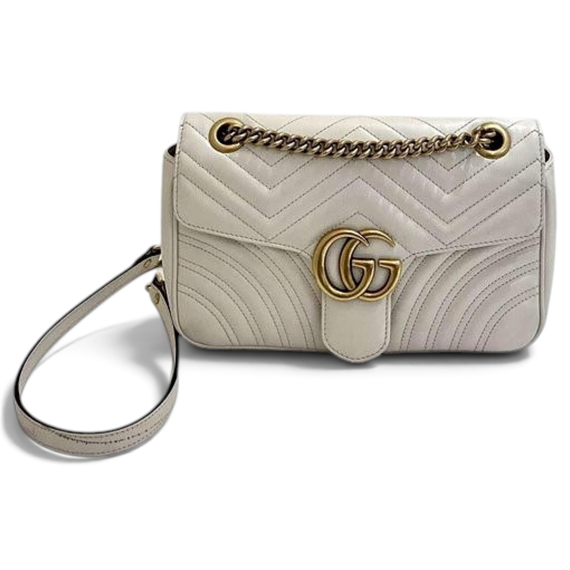 GG Marmont Flap leather handbag