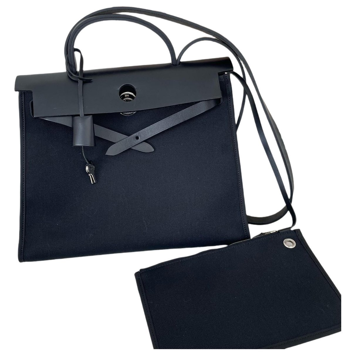 Hermes Herbag Handbag Black