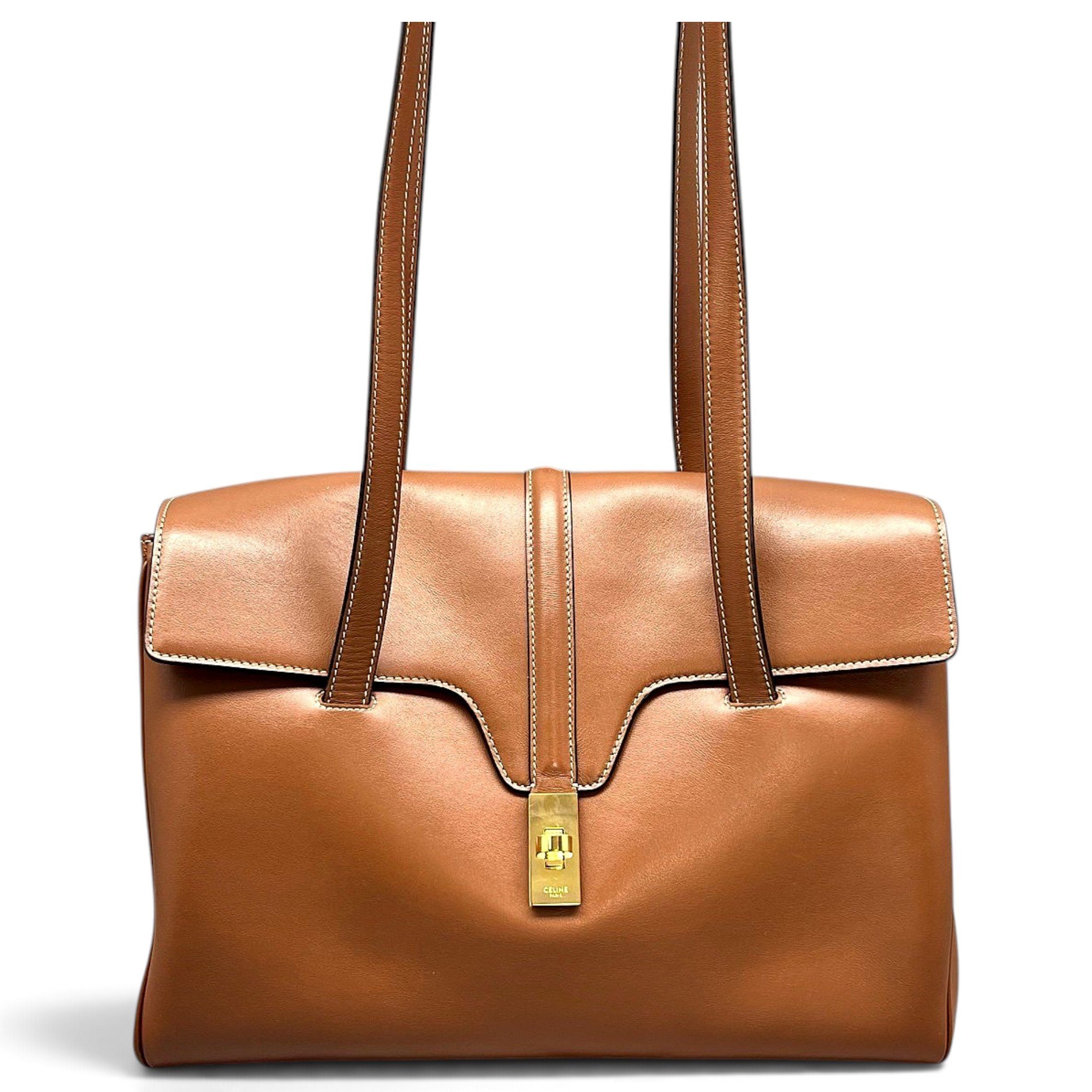 Sac 16 leather handbag