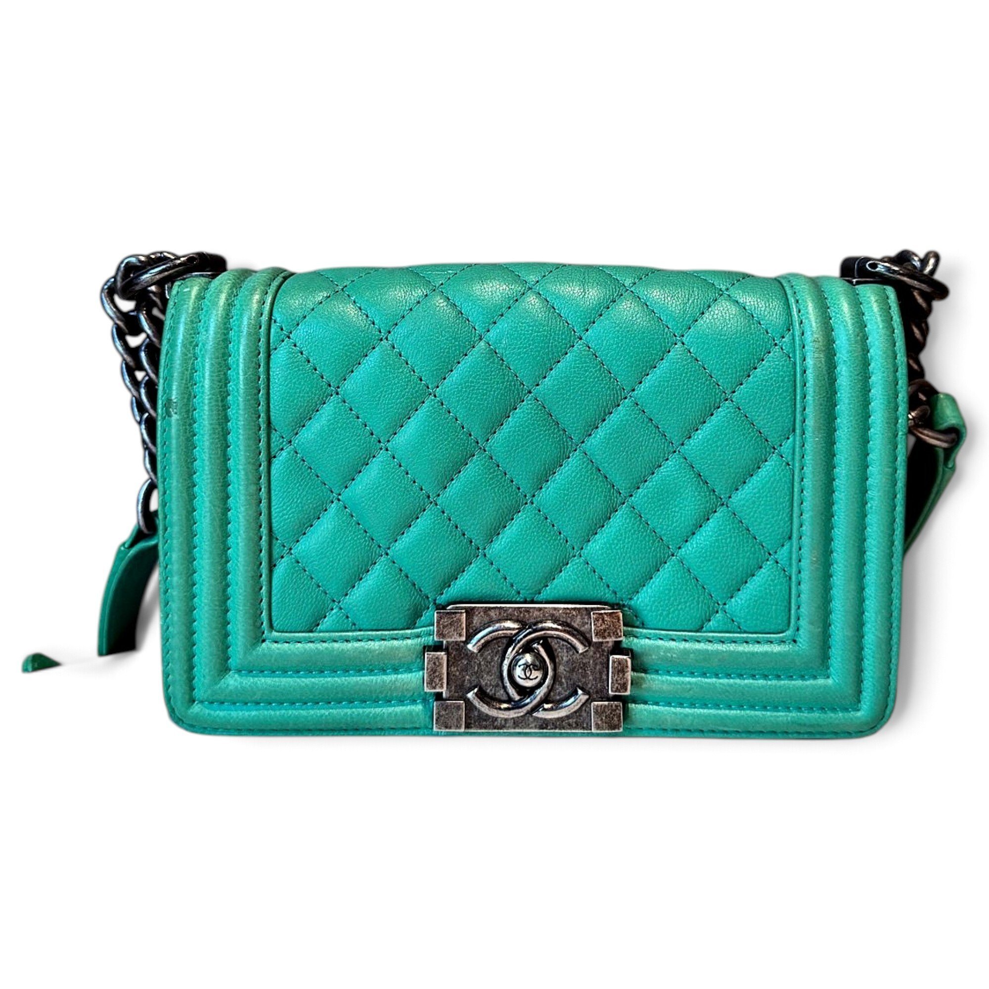 Boy leather crossbody bag