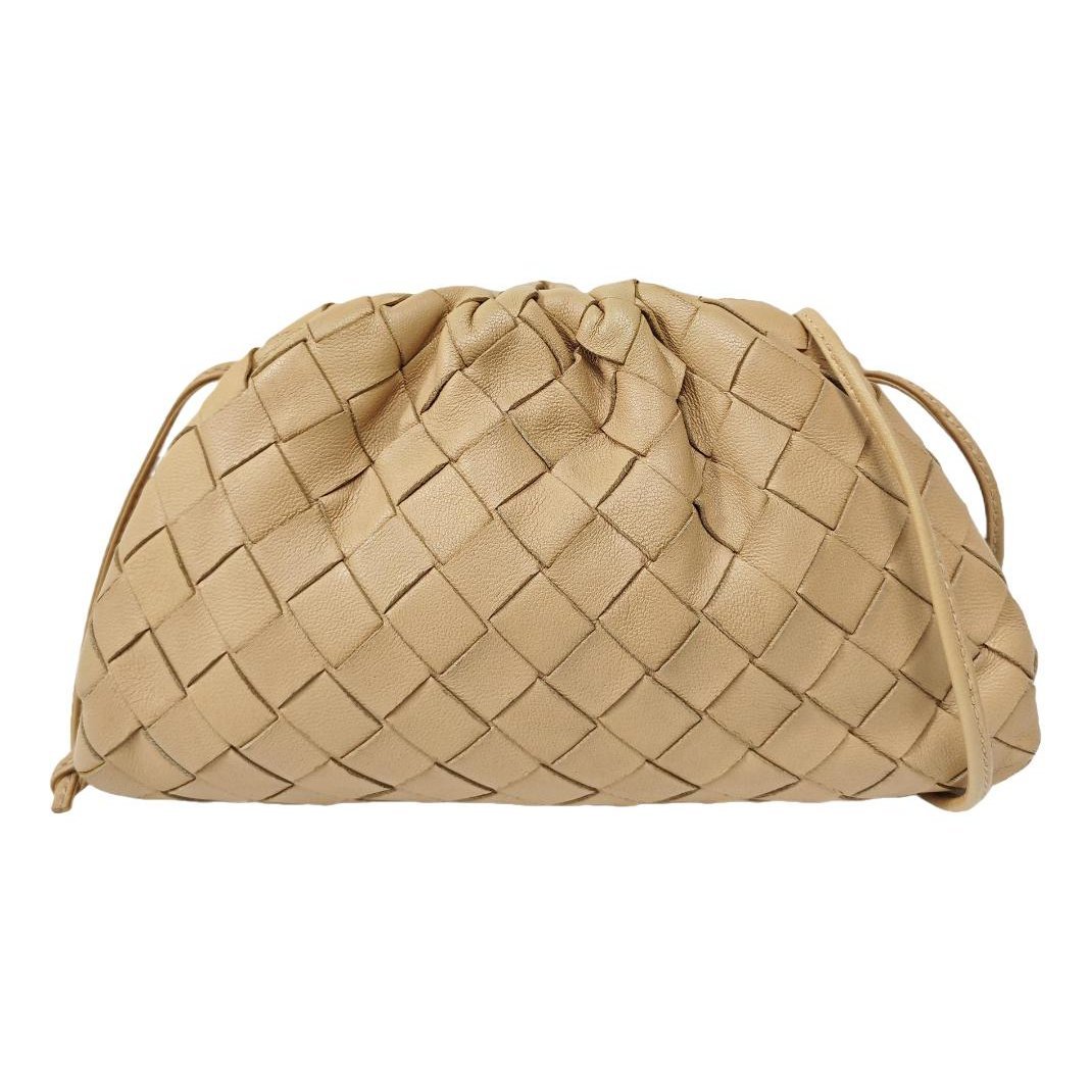Pouch leather handbag