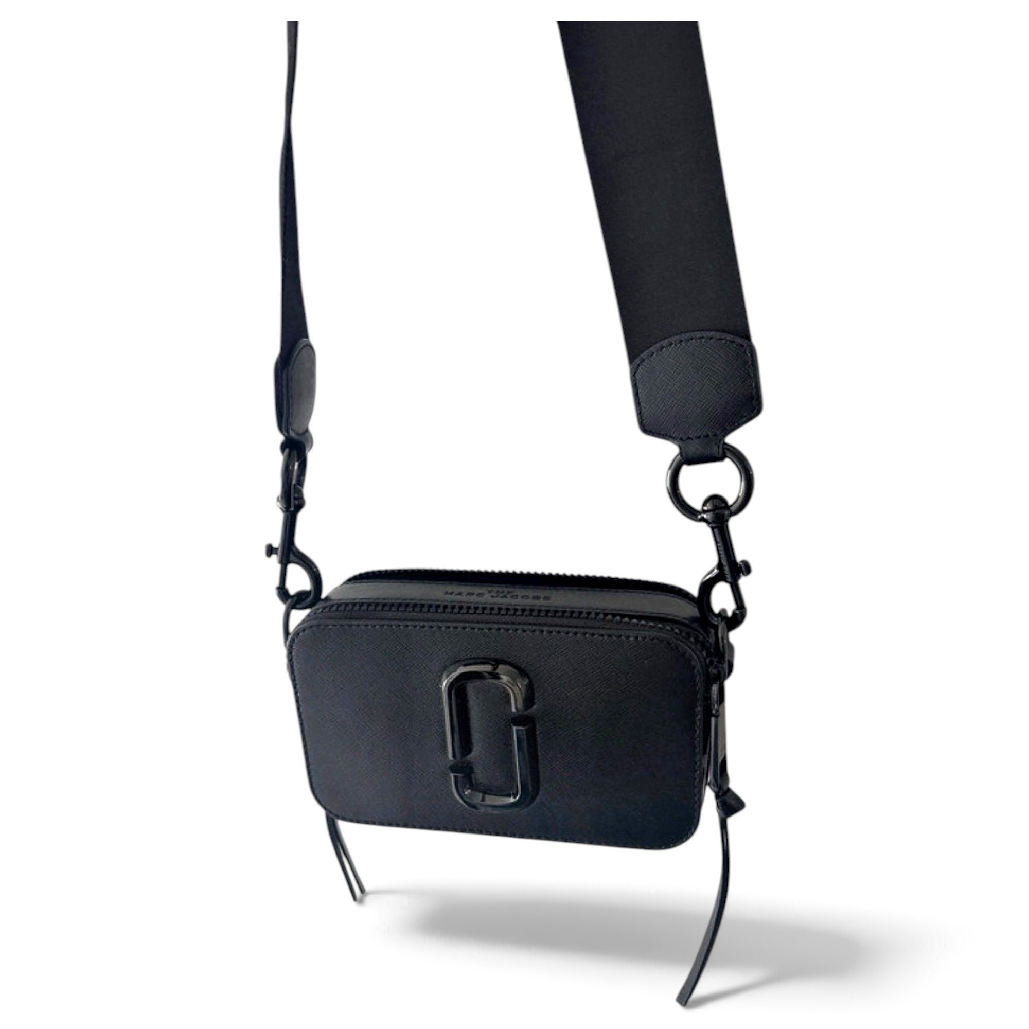 Snapshot leather crossbody bag