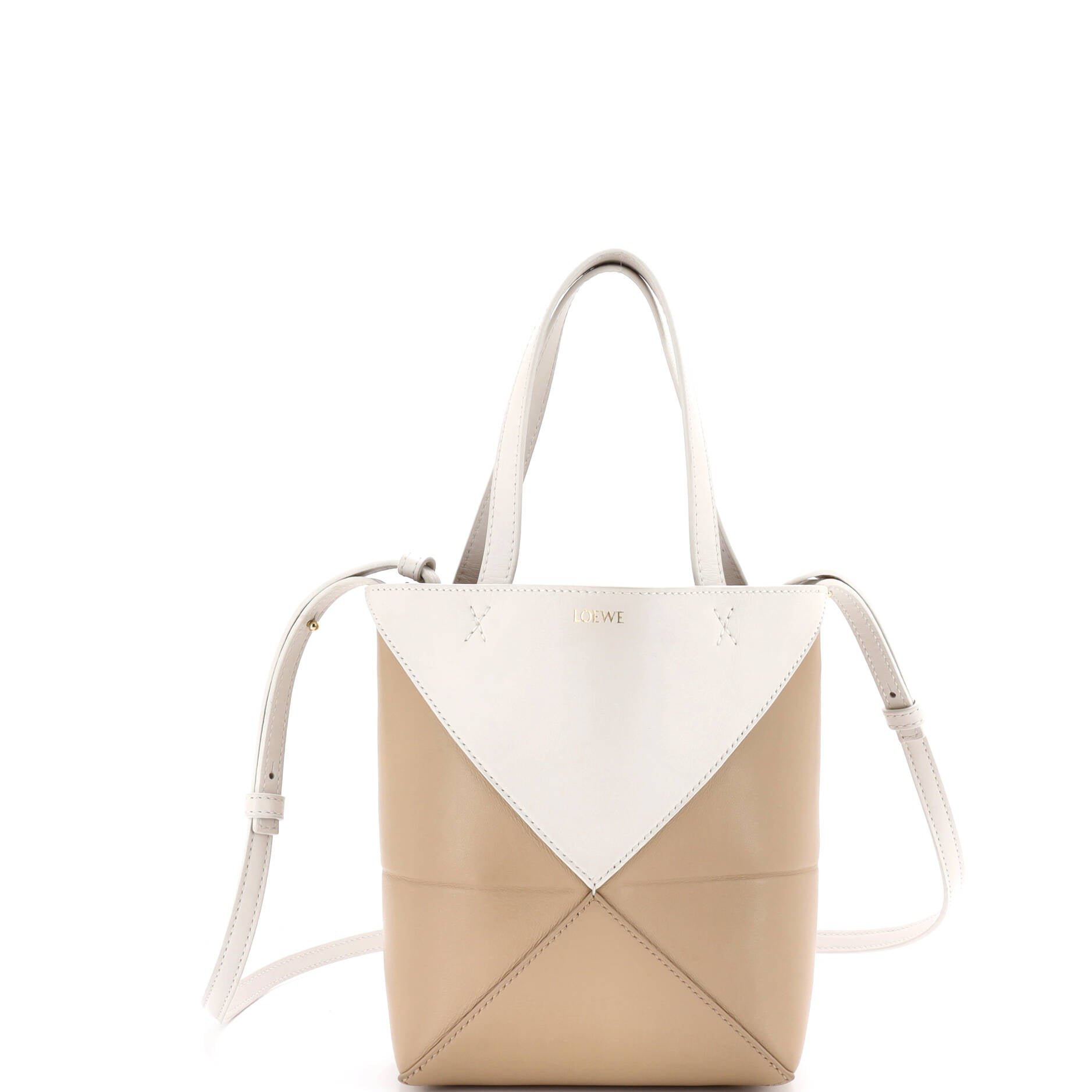 Loewe Puzzle Fold Tote Leather Mini
