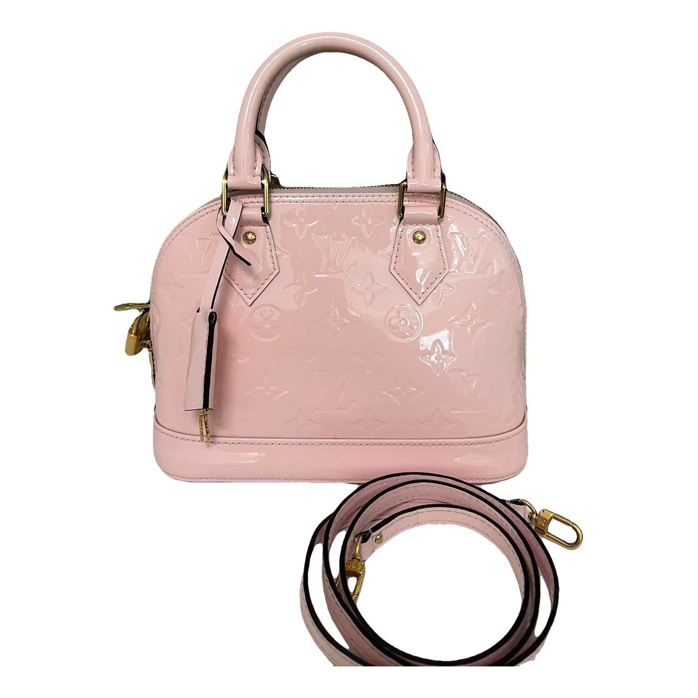 Alma BB patent leather handbag