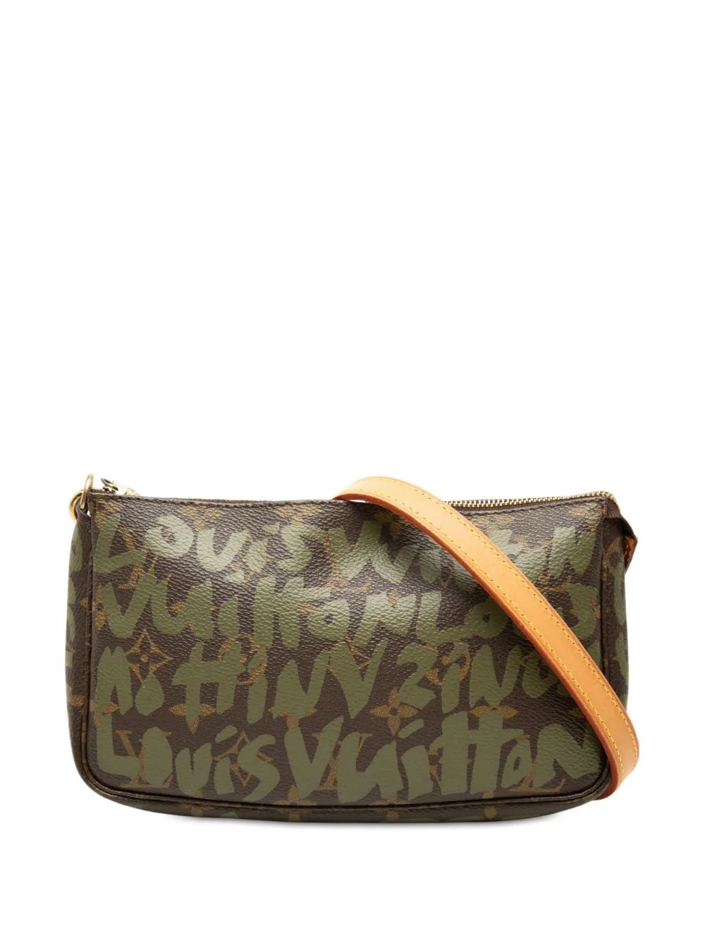 2001 Stephen Sprouse Monogram Graffiti Pochette Accessoires shoulder bag