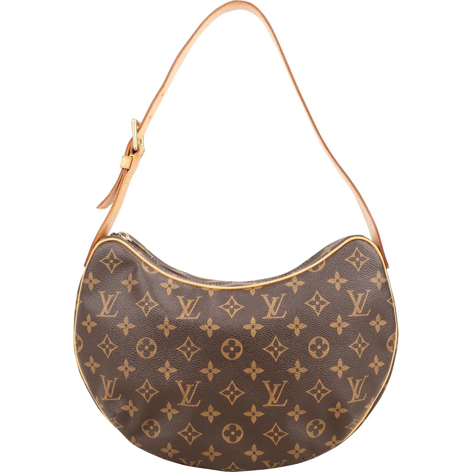 Croissant leather handbag