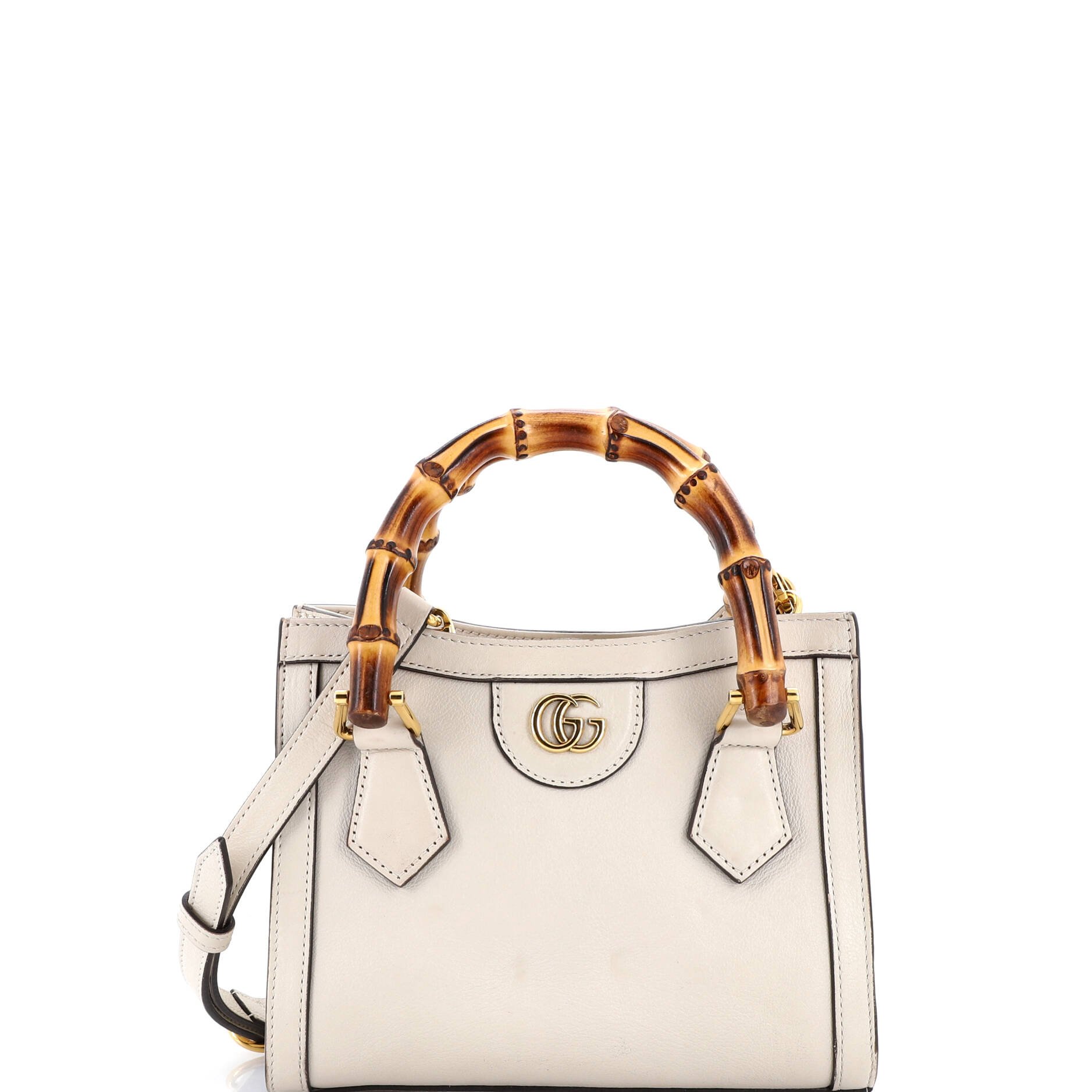 Gucci Diana NM Bamboo Handle Tote Leather Mini