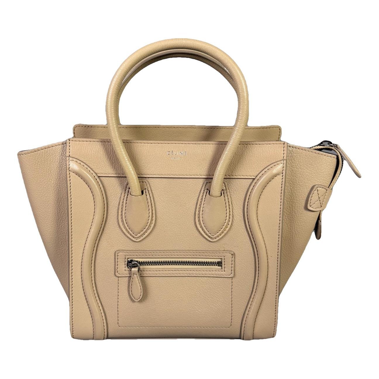 Luggage leather handbag