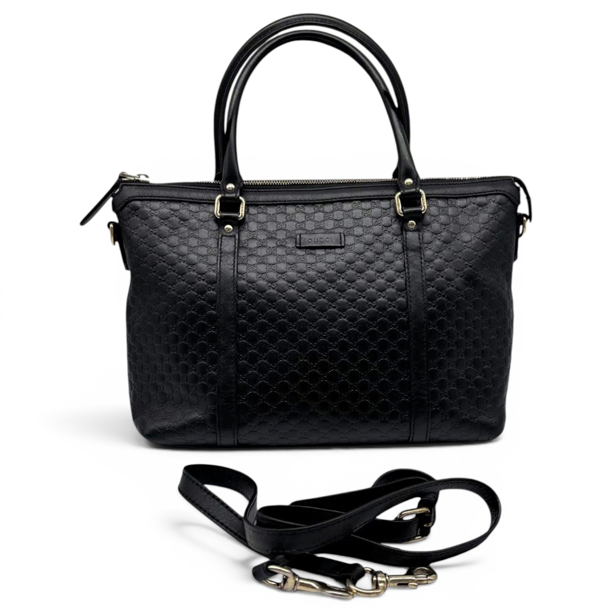 Gucci B leather bag