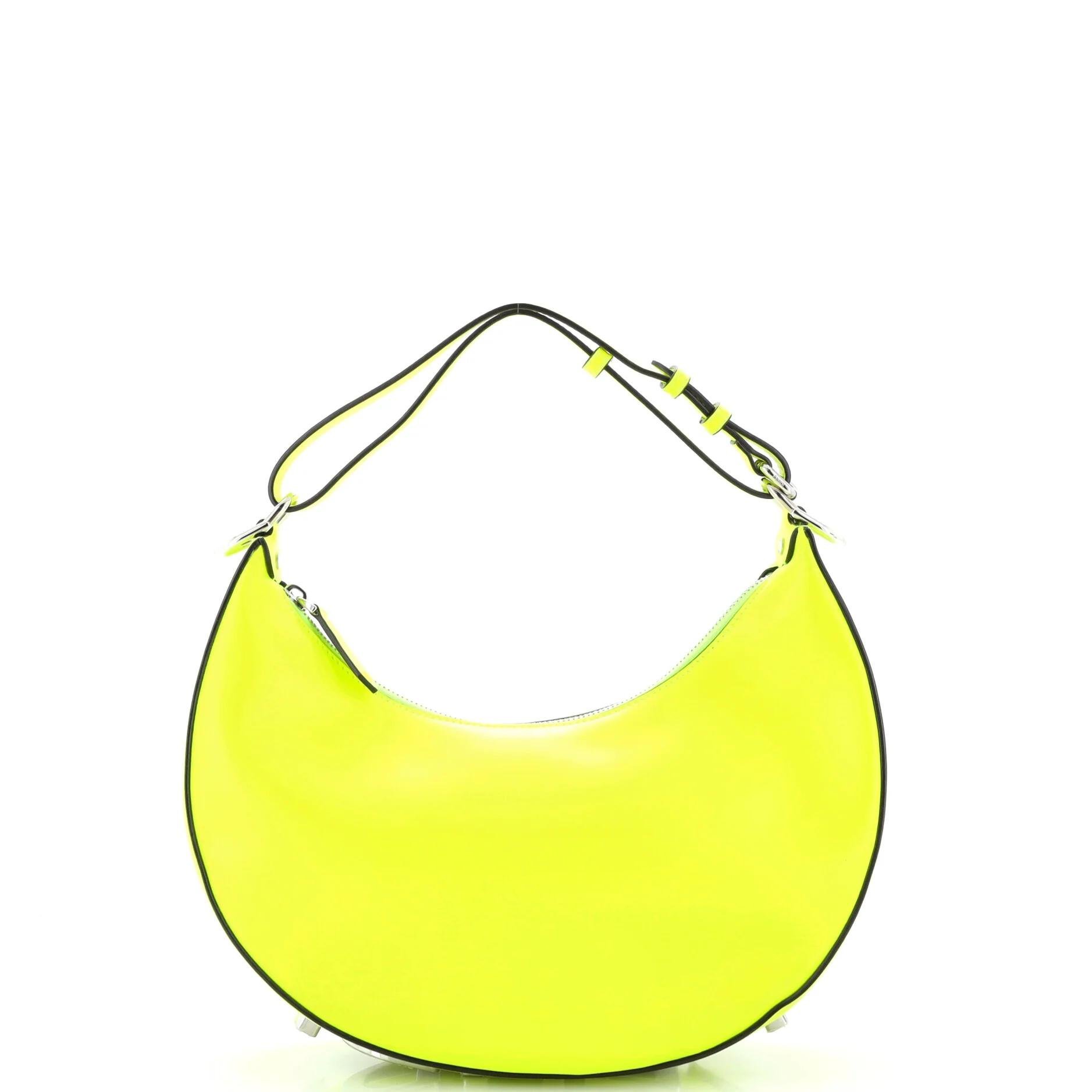 Fendigraphy leather handbag