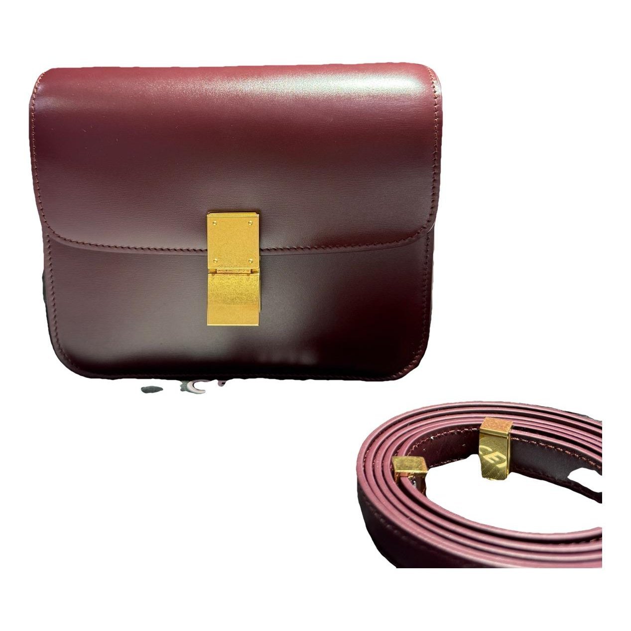 Classic leather handbag