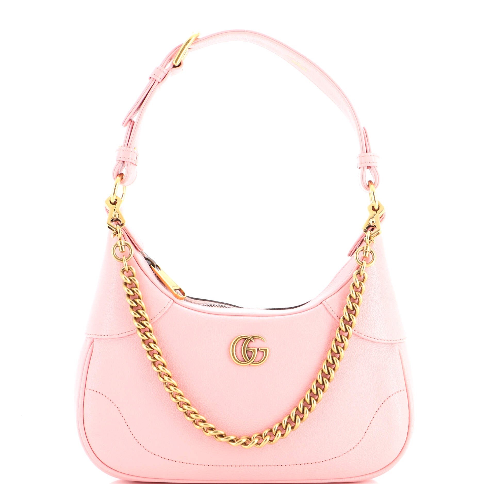 Aphrodite Zip Shoulder Bag Leather Small