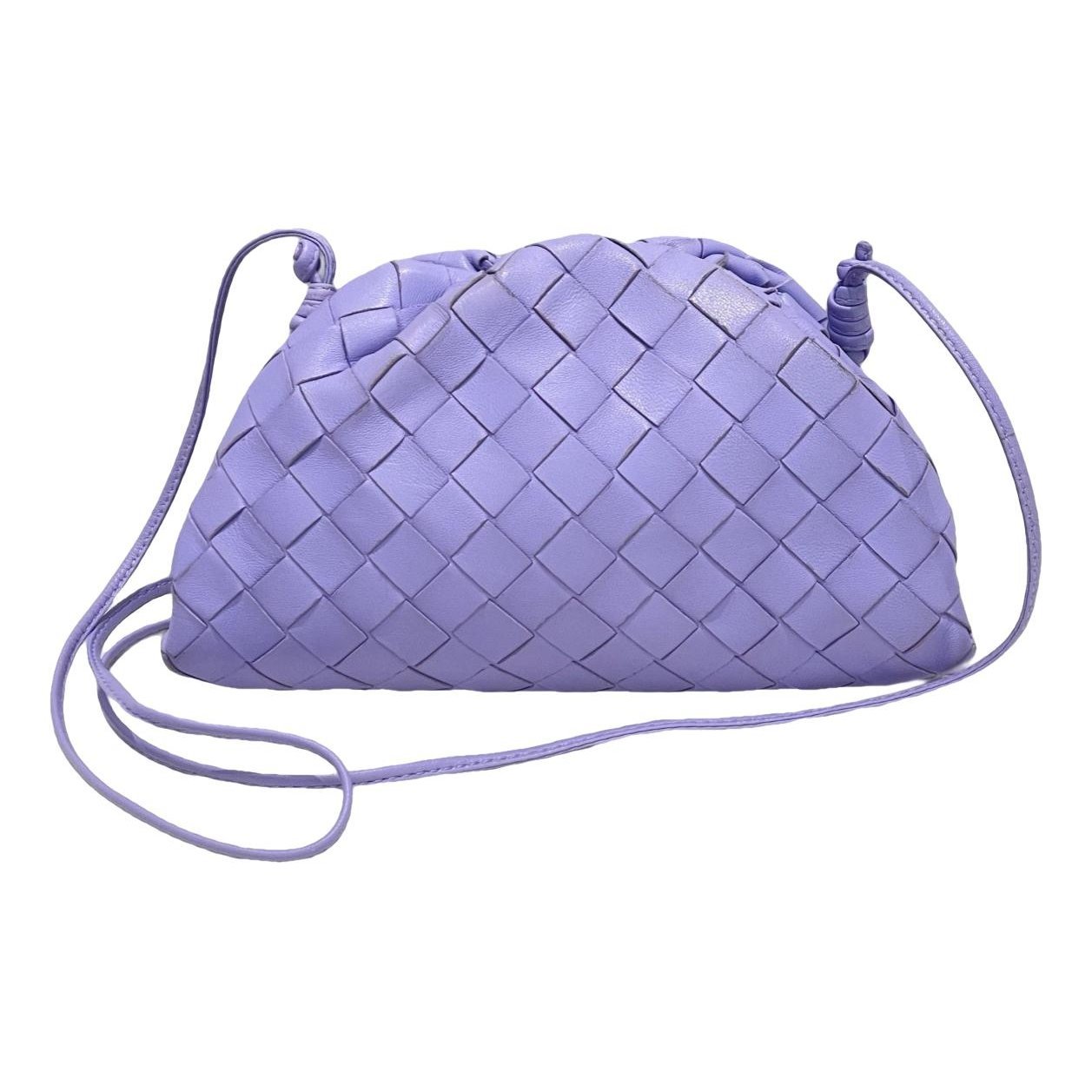 Pouch leather handbag